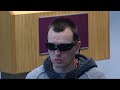 Blind soldier learns to 'see' with his tongue