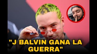 J BALVIN MUY CONTENTO AL RECIBIR UNA BUENA NOTICIA