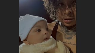 chrisean rock baby boy is so handsome #blueface #chriseanrock #trending #viral #new #crazyinlove #