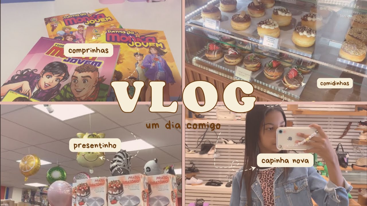 COMPRANDO PRESENTE PRA MINHA MÃE + UM DIA COMIGO