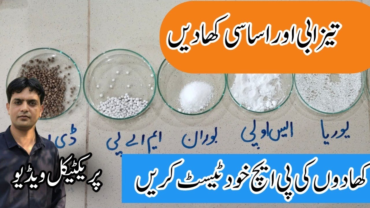 Jam Shafi R How to test pH of fertilizer, soil and water at home | Dr. Jam Shafi ...