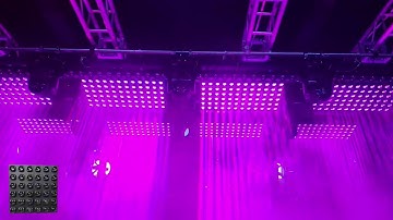 36x 15W RGBW 4-in-1 LED Pixel Matrix Light DMX 512 Beam Effect Light For Stage