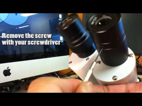 Microscope Expert - Attaching Your MD35, MD130, MD200 Camera onto your SE Series Microscope