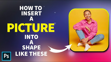 How to Put an Image Inside a Shape in Photoshop (EASY & Fast Tutorial)
