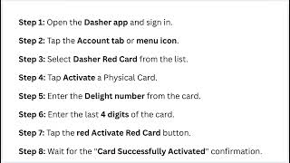 How to Activate DoorDash Red Card in the App - Add Verify Start Dashing Right Away