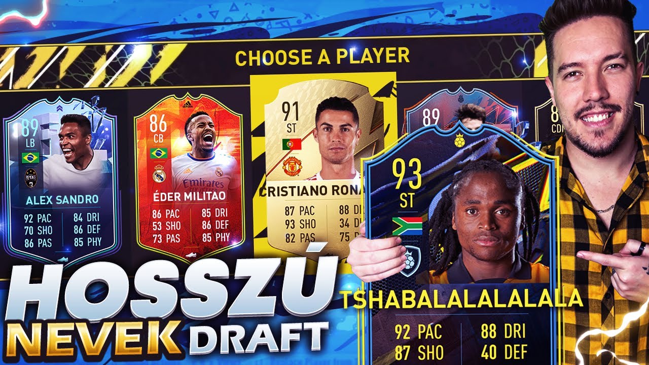 LEGHOSSZABB NEVŰEK DRAFTJA ⚽🔥 FIFA 22
