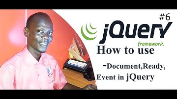 #6 How to use Document Ready Event with Jquery - Jquery Events
