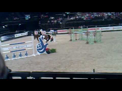 Emily Davis on Cougar ll British Open Show Jumping...