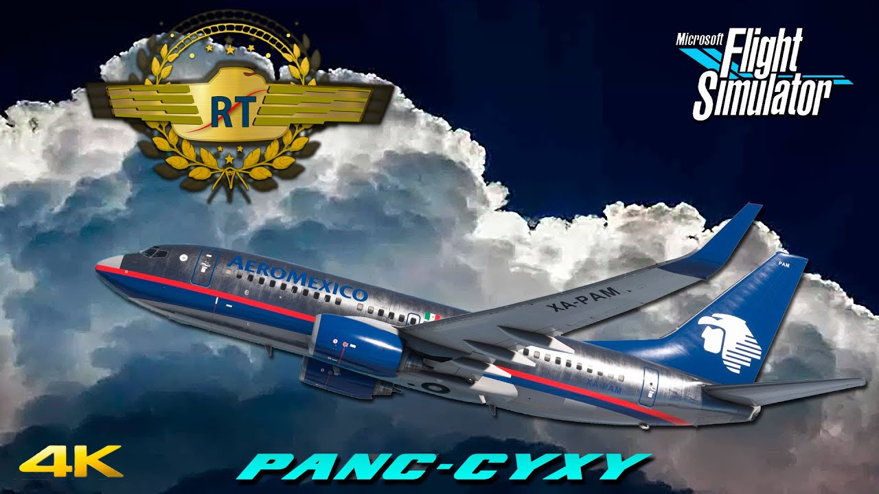 🔴 Piloto REAL de Aeroméxico | B737 | PACN - CYXY | IVAO | Ruta 1 - YouTube