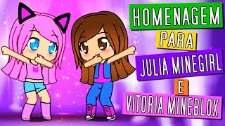 Meu aniversário com tema da Júlia MineGirl e Vitória MineBlox 