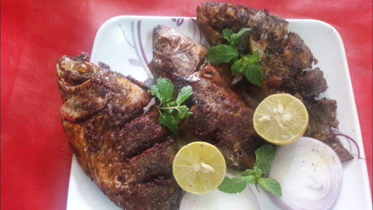 ||Rohu Fish Fry-Crispy/Spicy Fish Fry Recipe by cook with affu|| - YouTube