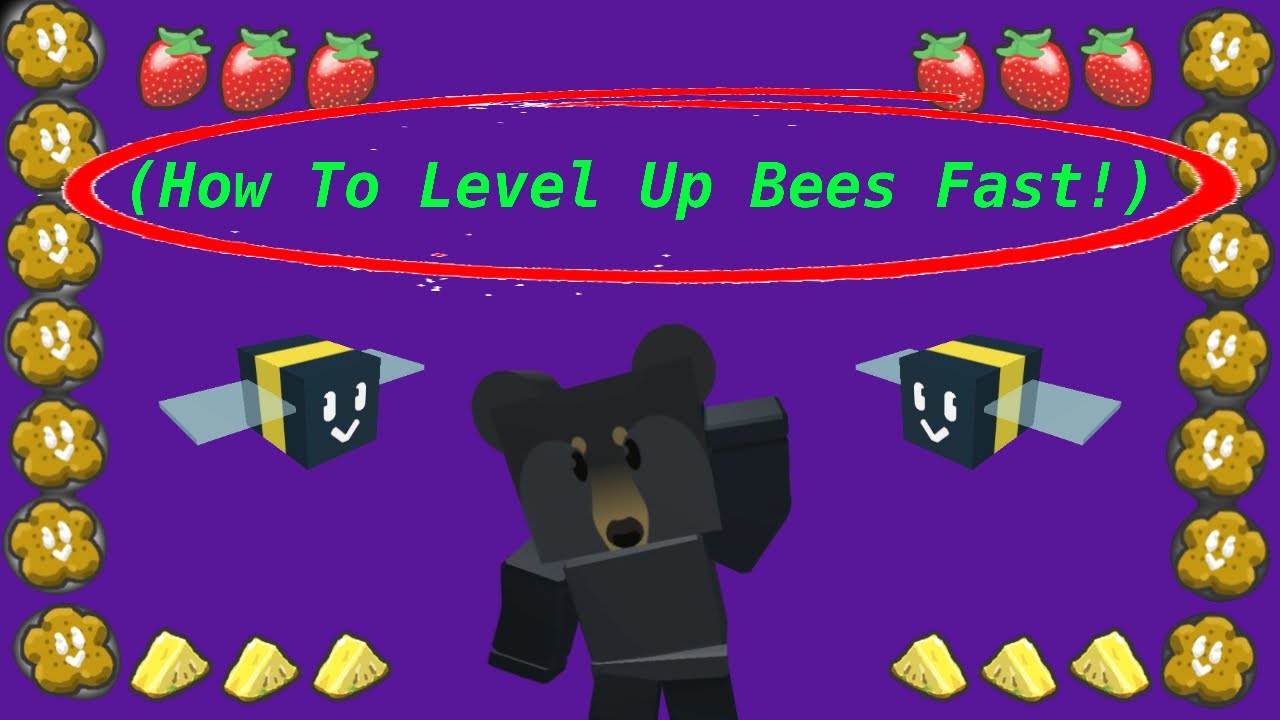 Bee Swarm Simulator How To Level Up Your Bees Fast Youtube - roblox bee swarm simulator how to level up bees fast