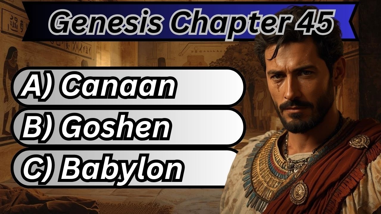Genesis 45 Bible Quiz | 3 Rounds Easy to Hard