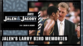 Jalen Rose’s memorable Larry Bird memory from 1998 Eastern Conference finals 😂 | Jalen \& Jacoby