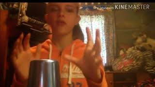 Girl Gets Angry Because She Can't Do The Cup Song !!!