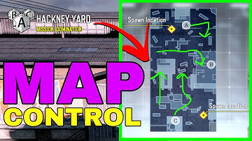 HOW TO SOLO MAP CONTROL  / DOMINATION ON HACKNEY YARD IN RANKED / CALL OF DUTY MOBILE