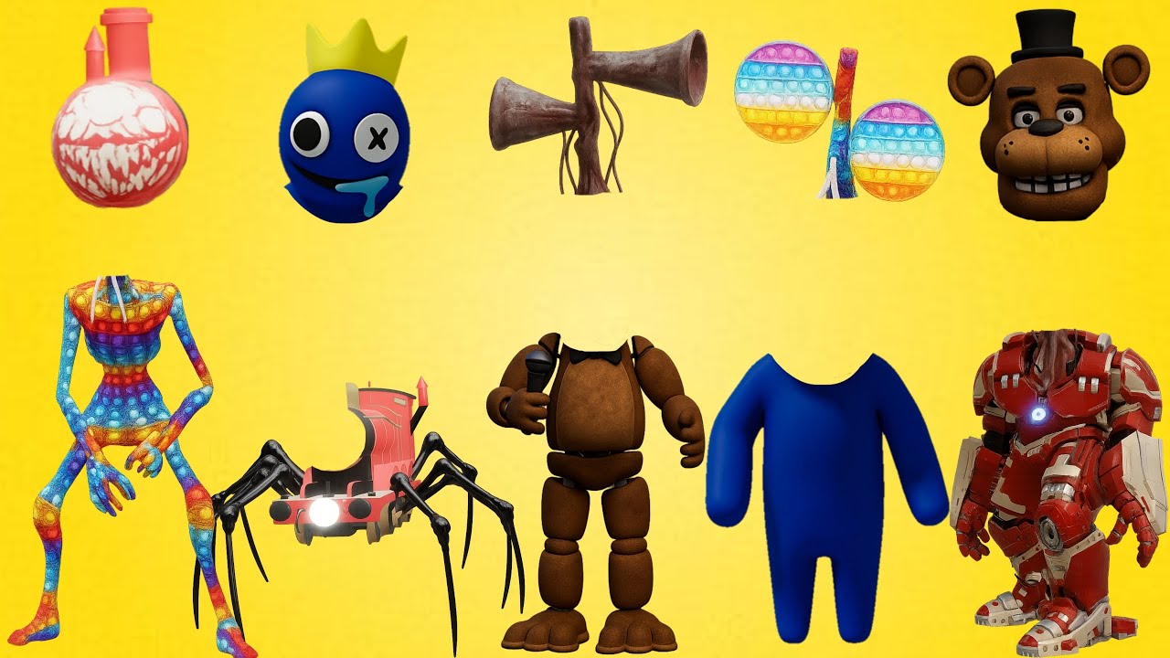 WRONG HEADS SIREN HEAD POOP, SIREN HEAD HOUSE, SIREN HEAD BRAIN EYE, SIREN HEAD OCTOPUS, SIREN HEAD