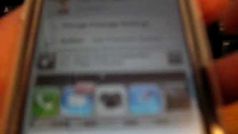 How to Get A Five Column Dock and Springboard on the Ipod Touch