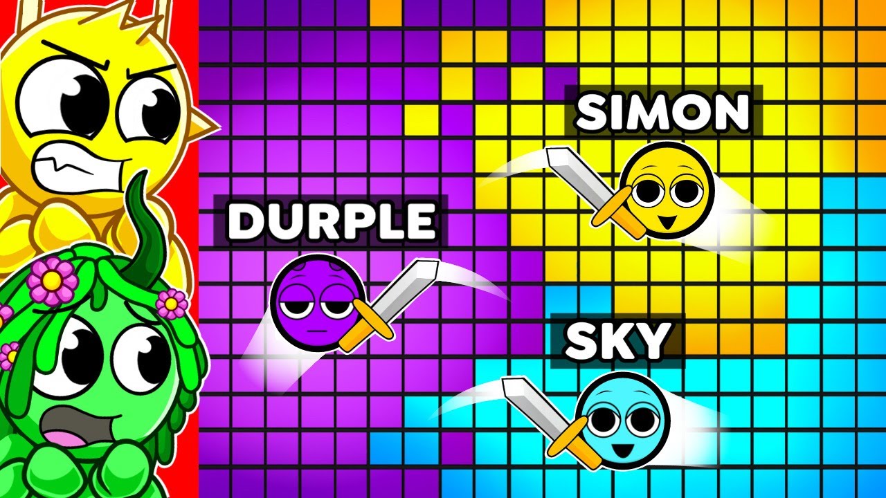 Reacting to SPRUNKI WEAPONS Territory BATTLE ROYALE!