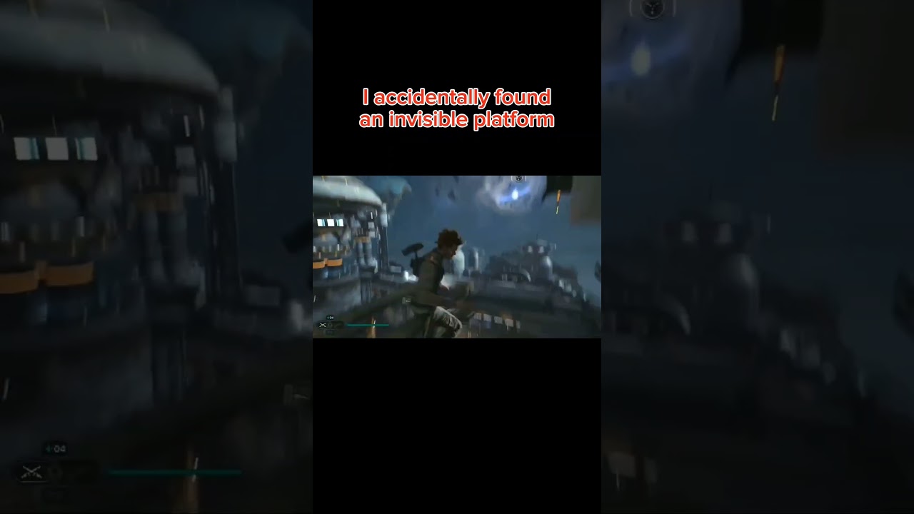 I found an invisible platform 