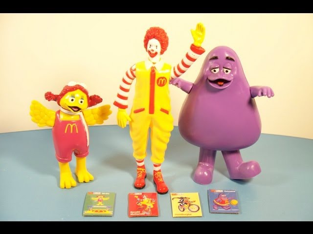 2006 McDONALD'S 3 PIECE COLLECTIBLE ACTION FIGURE SET VIDEO REVIEW