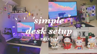 simple desk setup makeover • hexagon cololight kit, MakeID L1 printer, kikagoods blind box unboxing✨ screenshot 4