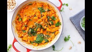 Vegan And Paleo Sweet Potato Red Curry