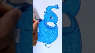 Elephant Drawing Colour #shorts #drawing #art Profile