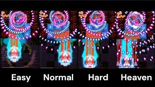 Bullet Hell Monday Challenge 3 (Difficulty comparison, No damage, No bombs)