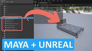 How to Export FBX with Multiple Meshes from MAYA to Unreal Engine Tutorial