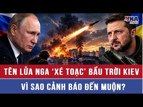 Russian missiles suddenly "tear through" the sky over Kyiv: Why were the alerts delayed? - VNAMedia