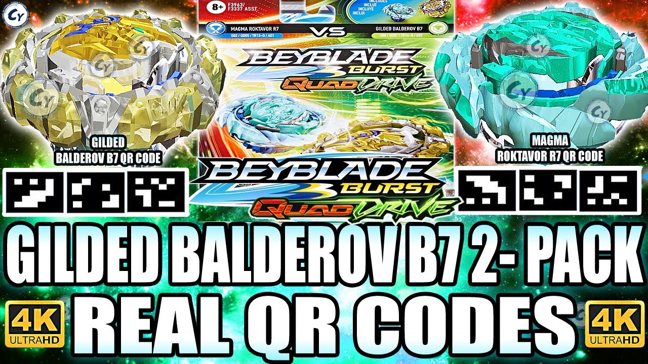 ALL 22 QR CODES BEYBLADE BURST QUAD DRIVE QR CODES Beyblade Burst