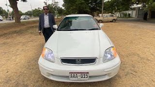 Dr Used Classic Honda Civic Exi 96 PowerPack Chilled Ac Demand 875,000 Contact 03022633796 Karachi.