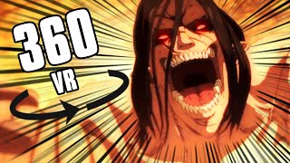 360° EREN TITAN EATS YOU! | Titan Village Escape VR