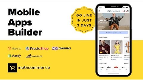 Mobile Apps Builder for every eCommerce
