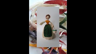 Elaboración de muñeca en hoja de Maíz
