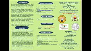 Day 2/Session 3 AICTE ATAL Sponsored One Week Faculty Development Program on ‘Drug Engineering’