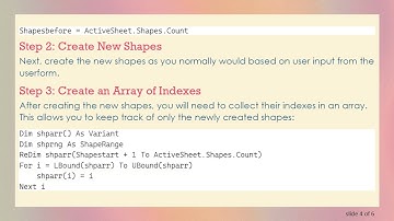 How to Group Shapes Dynamically in Excel VBA for Custom UserForms