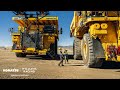 Williams Racing F1 drivers take on Komatsu’s giant mining machines