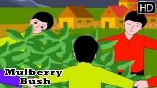 Kids Learning Here We Go Round The Mulberry Bush Rhyme | 3D Animation Nursery Rhymes for Children by Nursery Rhymes For Kids 1,664 views 6 years ago 2 minutes, 31 seconds