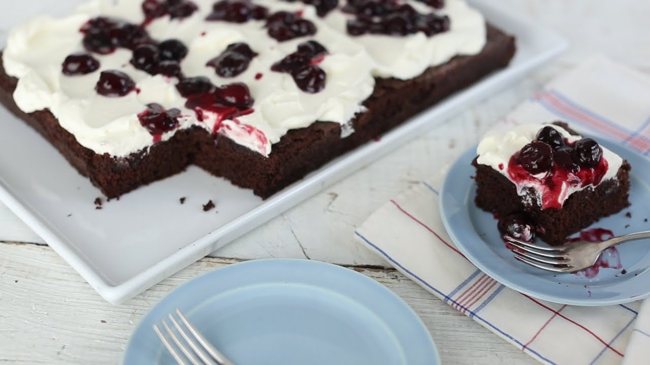 Вишневый торт с тёмным шоколадом — Еда на каждый день с Сарой Кэри