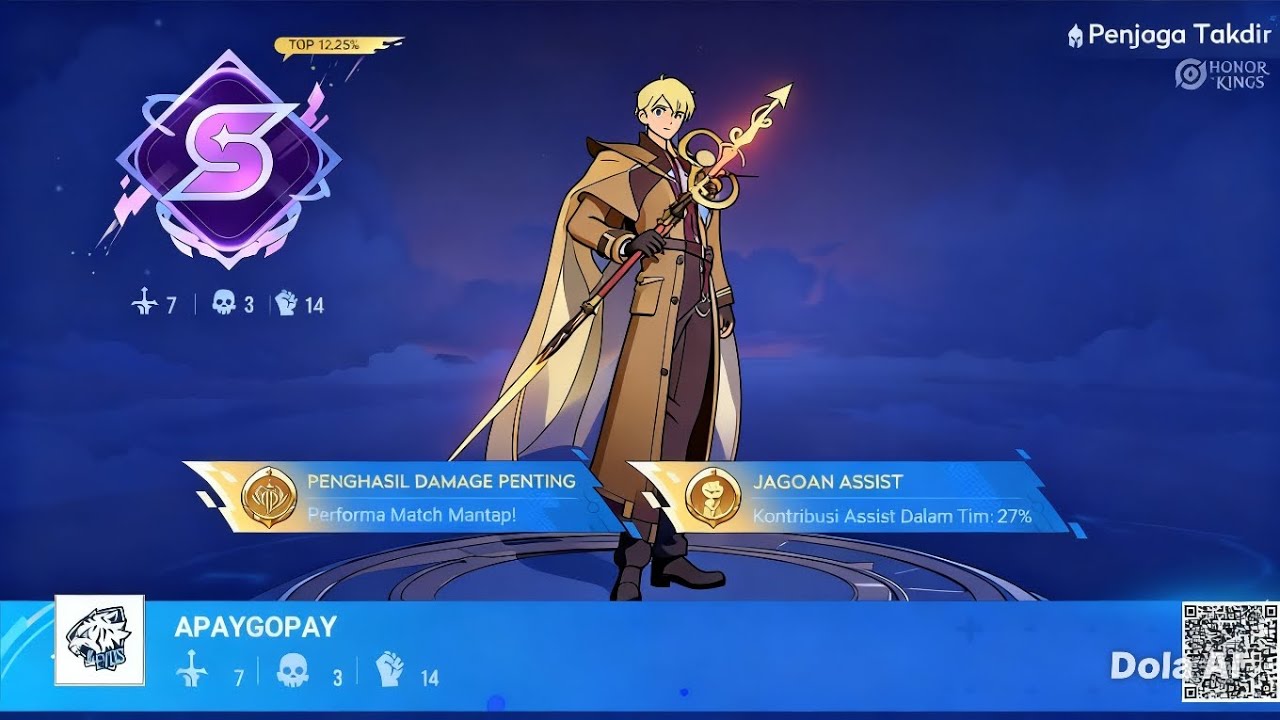 Honor of Kings: Main Jadi Penjaga Takdir #honorofkings #hokid #hokcreatorcamp #heino 