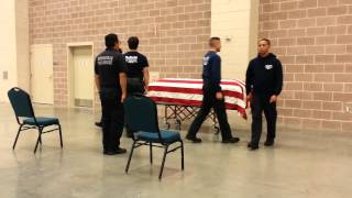Honor Guard Training: Casket Watch