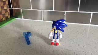 Sonic stop motion test and green hill zone