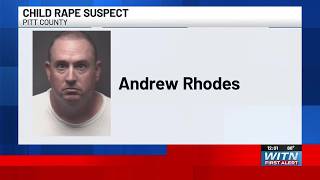 Pitt County man arrested in child sexual assault and rape investigation