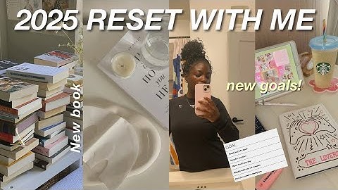 RESET with me for 2025!✨ultimate *NEW YEARS* prep | goal planning, cleaning apt, productive Sunday