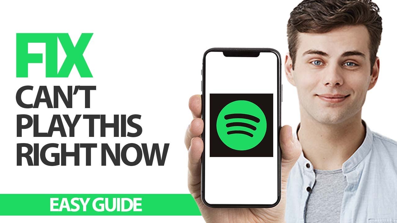 How To Fix Spotify App Can't Play This Right Now | Final Solution - YouTube