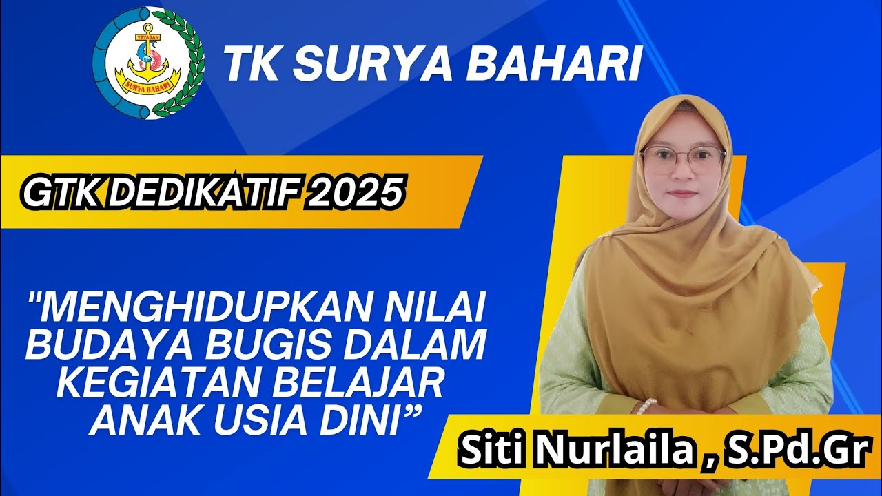 Apresiasi GTK 2025 Kategori GTK Dedikatif Guru TK 