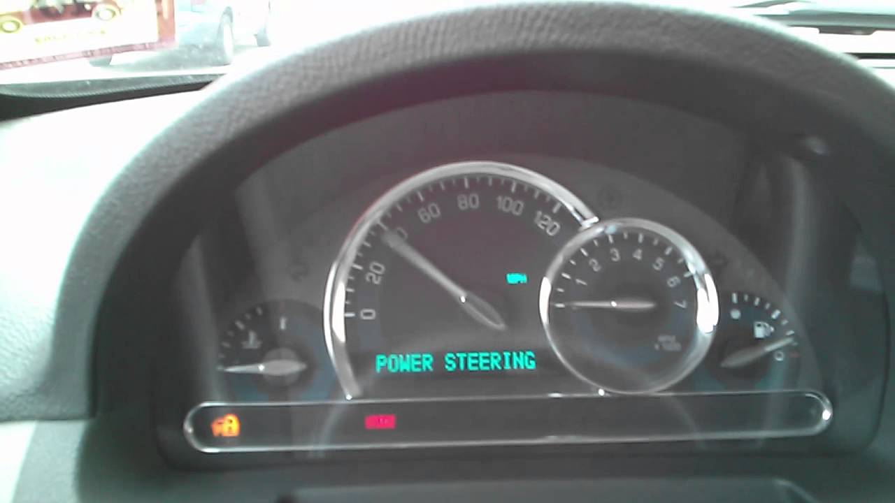 2011 chevy hhr warning lights