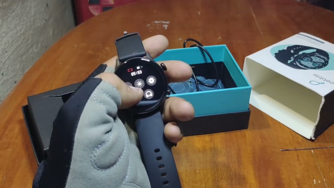 PEBBLE COSMOS LUXE SMARTWATCH UNBOXING [][][] AMOLED SCREEN UNBOXING & FULL REVIEW..................